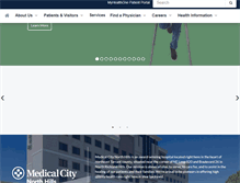 Tablet Screenshot of medicalcitynorthhills.com
